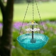 thumbnail image 3 of Fuente de Baño de Aves Solar, Plástico Resistente, Fuente Colgante de Baño de Aves, Alimentador de Pájaros para Jardín Al Aire Libre, Balcón y Porche, 3 of 7