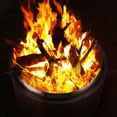 thumbnail image 5 of Fire Pit, 20.5 Inch Portable Outdoor Firepit, Stainless Metal Steel Wood Burning Fireplaces with Removable Ash Pan and Poker, for Outside Bonfire Backyard Patio Camping, 5 of 8