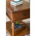 thumbnail image 4 of Pemberley Row Solid Wood Hazelnut Brown Side Table Rectangular 20" x 24" x 26" Unassembled, 4 of 16