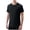 (New33)Black, variant on Men's Lightweight Yoga Short Sleeved Tight Naked Fitness Breathable Athletic Fit Quick Drying Training T-Shirt Running Top