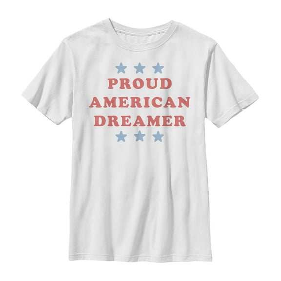 Boy's Lost Gods Fourth of July American Dreamer Graphic Tee White Small