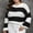 Black Sweater, variant on WLOMHUW Women's Plus Size Swaters Striped Crewneck Pullover Tops with Lantern Sleeve Oversized Fall Winter Top Brown L