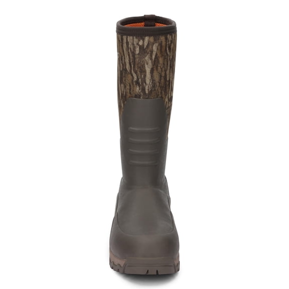 Frogg Toggs Ridge Buster 16” Waterproof Boots for Men, 600g Insulated Neoprene Rubber Boots, Mossy Oak Bottomland, Mossy Oak Bottomland, Size 7