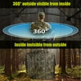 thumbnail image 7 of Skyhot 360° See Through Ground Hunting Blind for 2-3 Persons,300D Pop Up Resilient Portable Tent with Swing Door and Carrying Bag for Deer Turkey, 7 of 7