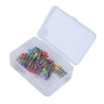 thumbnail image 3 of 100 piezas de cepillos de nailon de colores variados, cepillo pulidor dental plano, 3 of 15