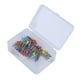thumbnail image 3 of 100 piezas de cepillos de nailon de colores variados, cepillo pulidor dental plano, 3 of 15