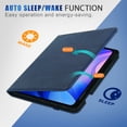 thumbnail image 3 of GSFY Case for 2024 iPad Air 11 Inch 6th Gen (M2), Smart Premium PU Leather Stand Protective Shell Auto Sleep Wake for iPad Air 11 6th/ iPad Air 10.9 4th & 5th/ iPad Pro 11 (2018-2022), QC Darkblue, 3 of 7