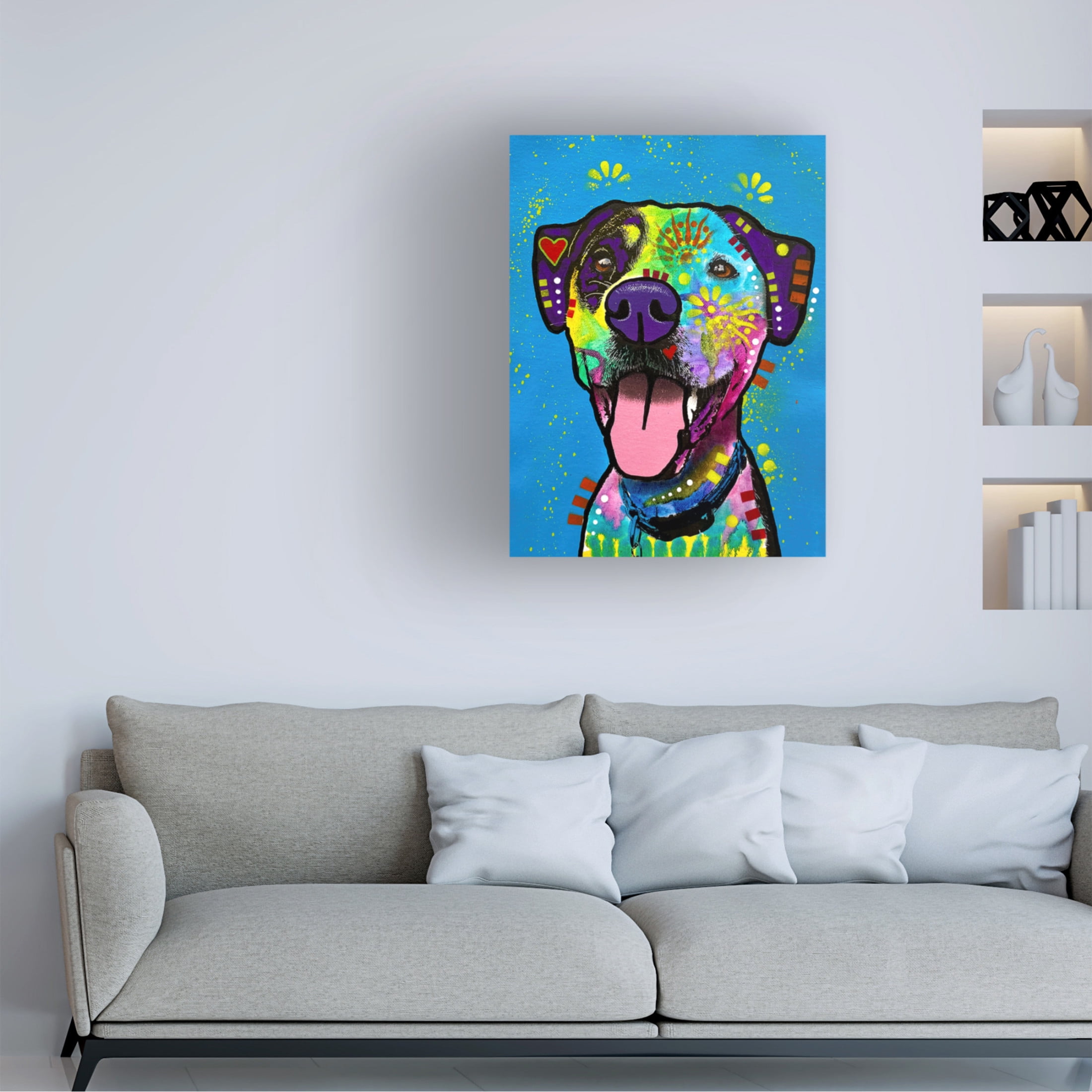 Canvas Wall Art - Dean Russo 'Delux' Wall Art for Living Room, Bedroom, or Office Décor by Trademark Fine Art - 35 x 47 Inches