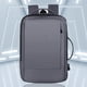 thumbnail image 3 of Mochila para computadora portátil universitaria para hombres y mujeres para computadora portátil de 15.6 "(gris claro) Mochila para computadora portátil de viaje de negocios, 3 of 4