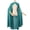 Blue, variant on FASHOFT Women's Gothic Sheer Halloween Shawl Cape Cloak Tulle Mesh Cosplay Outfit Masquerade Party Stage Performance Fancy Dress Up Halloween One Size