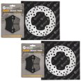 thumbnail image 1 of Niche Rear Brake Rotor Pad Semi Metallic Kit for Polaris 220241 2202097 UTV MK1006586, 1 of 6