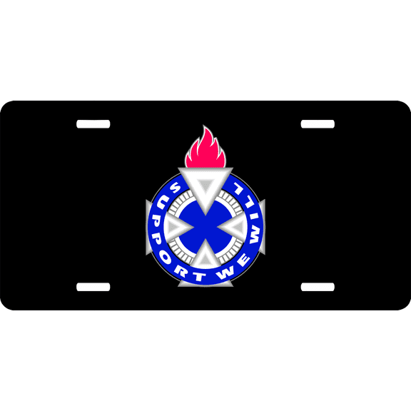 85th Maneuver Area Command License Plate