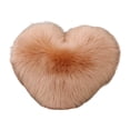 thumbnail image 3 of Walbest 19.7Inch Faux Fur Love Heart Throw Pillow Case, Soft Texture Couch Sofa Bed Decorative Cushion Cover Fluffy Luxury Plush Pillow Case Boho Home Decor, 3 of 7