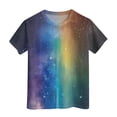 thumbnail image 4 of ZTKWD Boys Girls Tie Dye Shirt 3D Print Graphic Cool Design Colorful Tee Shirt for Teens 6-16 Years, 4 of 4