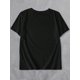 thumbnail image 2 of Printed Round Neck Short Sleeve T-Shirt Suitable For Valentine's Day Casual Wear Graphic Tees Women Tops Tee For Adult, Men, Women, Teen, Teenager, Adolescent, Youth, 2 of 5