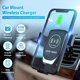thumbnail image 3 of Cargador inalámbrico para coche, cargador inalámbrico rápido de 15 W, soporte para teléfono con diseño de gravedad para ventilación de coche, compatible con iPhone 8/iPhone X/Xiaomi Max2, 3 of 8