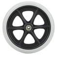 thumbnail image 1 of 8 Inch Wheelchair Front Wheels Disabled TPR Wheels Wheelchair Accessory, 1 of 4