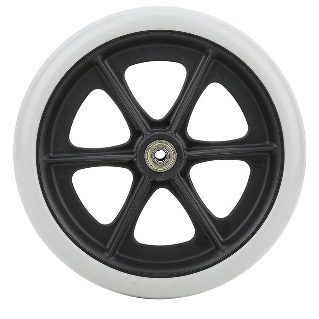 8 Inch Wheelchair Front Wheels Disabled TPR Wheels Wheelchair Accessory