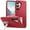 Red, variant on ExoGuard for Samsung Galaxy S25 Plus Case, Adjustable Metal Kickstand, Soft Skin-Friendly Silicone Cover, Anti-Scratch Microfiber Lining - Teal