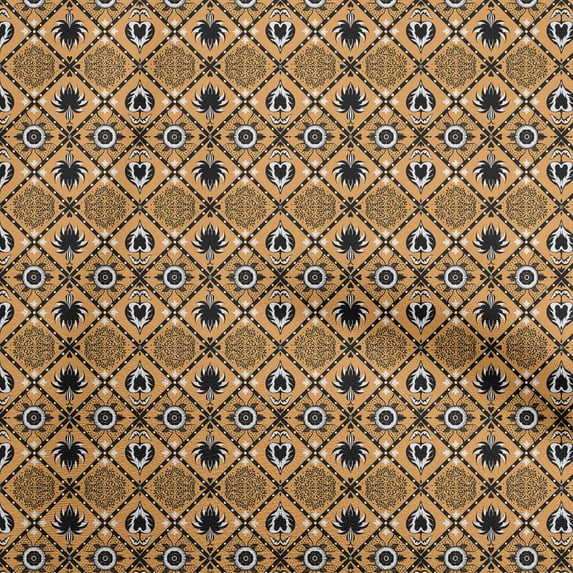 oneOoneVelvetRustBrownFabricAsianBlockCraftProjectsDecorFabricPrintedByTheYard58InchWide
