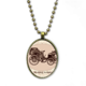 thumbnail image 1 of Autos Clasicos Flower Pattern Illustration Collar Colgante de cadena vintage Colección de joyas colgantes Unbranded M, 1 of 3