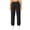 Black, variant on Women's Jogger Sweatpants Elastic High Waist Side Button Pocket Cuffed Casual Daily Athletic Loungewear Trousers