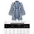 thumbnail image 2 of Chama Plus Size 3/4 Sleeve Kimono Cardigans for Women Summer Open-Front Chiffon Beach Cover Up, 2 of 8