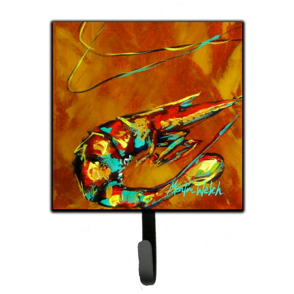 Carolines Treasures MW1012SH4 Shrimp Carmel Corn Leash or Key Holder 7Hx4.25W multicolor