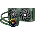 thumbnail image 2 of Thermaltake TOUGHLIQUID 240 ARGB Motherboard Sync All-in-One Liquid Cooling System High Efficiency Radiator CPU Cooler - Racing Green - 240mm, 2 of 6