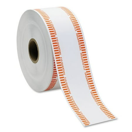 Automatic Coin Flat Wrapper Roll - MMF Industries Automatic Coin Flat Wrapper Rolls, Quarters, 190 Wrappers/Roll