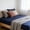 Dark Blue#1069, variant on Silk Fitted Sheet, Polyester Multicolor Mattress Cover With Four-Way Stretch Elastic Pocket, Soft Cool Washed Silk Feel Sheet for Mattress, Box Spring or Adjustable Bed