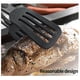 thumbnail image 5 of Monstrate Pinzas para pan resistentes al calor, accesorios para cocinar barbacoa, abrazadera para ensalada, suministro de bistec a la parrilla, Suministros de limpieza para el hogar Negro, 5 of 6
