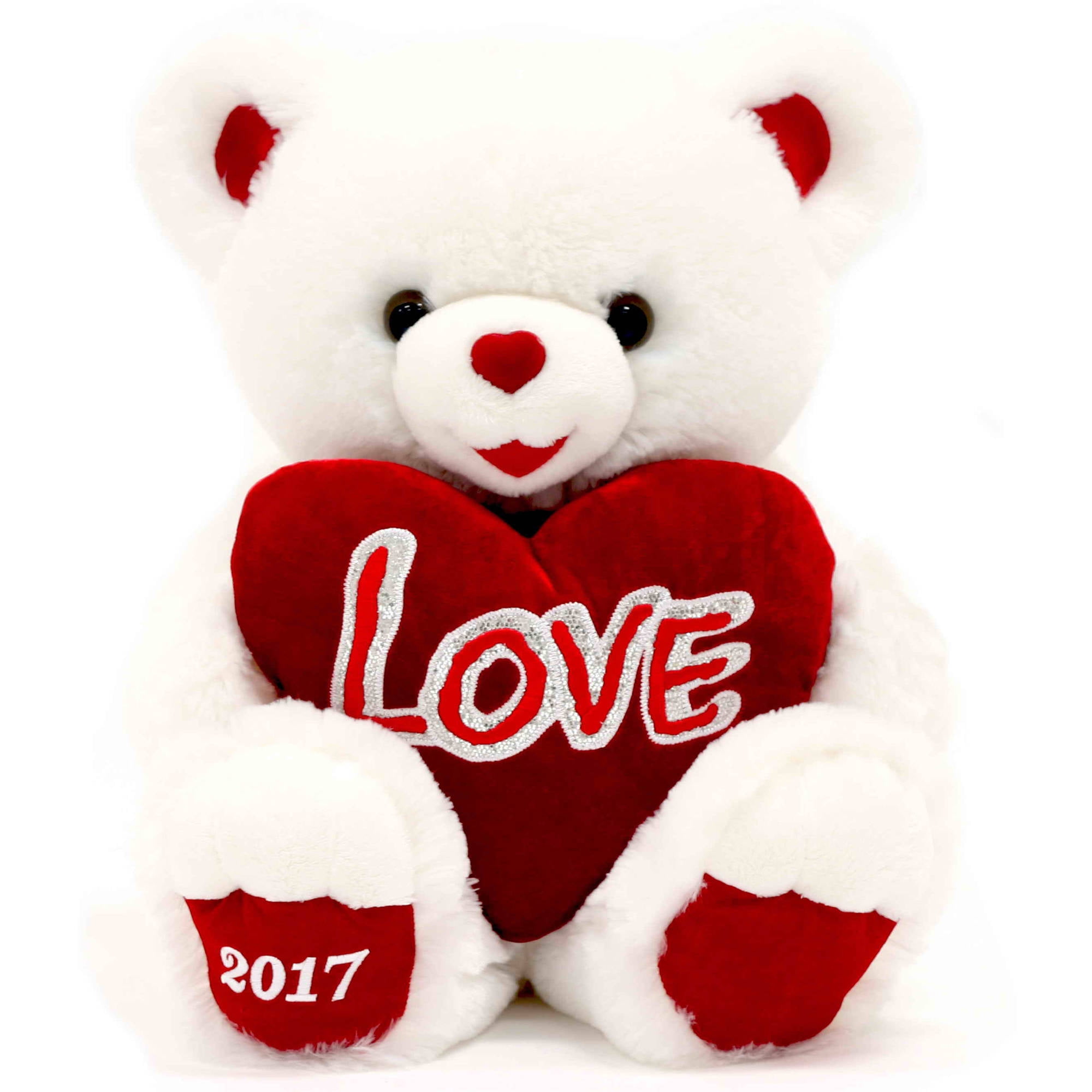 white teddy bear walmart