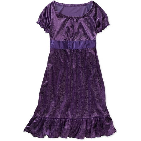 George Girls' Velvet Foil Dress