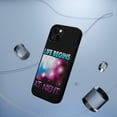 thumbnail image 5 of DistinctInk Tough Case for Apple iPhone 13 MINI (5.4" Screen), Compatible with MagSafe Charging - Life Begins At Night, 5 of 6