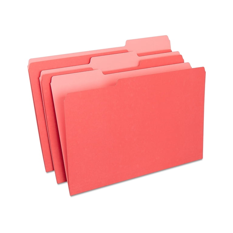 Smead Color File Folders, Legal Size, Red, 100-Pack photo 1