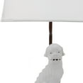 thumbnail image 7 of SAFAVIEH Foo Dog 28.5 in. H Solid Table Lamp, White, Set of 2, 7 of 7
