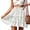 White, variant on Brondbend Women's Skirts Midi Skirt Solid Color Printed Mid-Calf Skirt Vintage Skirts Fashion Skirt Travel Up to 50% off Brown Skirt for Women Size-L