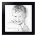 thumbnail image 2 of ArtToFrames 16" x 16" Satin Black Step Lip Picture Frame, 16x16 inch Black Wood Poster Frame (WOM-1452), 5 Pack, 2 of 6
