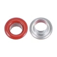 thumbnail image 4 of Kit de Ojales de Metal Uxcell de 300 Conjuntos Ojales de 4.5mm 3/16" Agujero Ojales Pequeños con Arandelas para Zapatos Ropa Cinturón Etiqueta Bolsa Tela Cuero Proyecto DIY, Rojo, 4 of 7