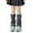 Dark Gray, variant on Girl's Leg Warmers with Bow Vintage Knit Soft Lightweight Long Tube Socks Winter Fall Leg Warmer 3-15 Years