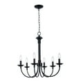 thumbnail image 6 of Six Light Rubbed Oil Bronze Up Chandelier, 6 of 7