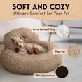 thumbnail image 3 of Cama para perros PetJett Calming Donut para perros pequeños, medianos y grandes, 3 of 8