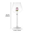thumbnail image 5 of Christmas Lovely Rose White Wine Goblet Red Wine Glass Gift Box, 5 of 9