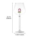 thumbnail image 5 of Precioso juego de copas navideñas para vino blanco rosado y vino tinto | Elegantes copas festivas | Copas premium para cócteles | Caja de regalo apta para lavavajillas para amantes del vino, 5 of 5