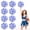 blue + white, variant on Cheerleading Pom Poms 8 Pcs, Handheld Squad Pompoms for Sports Team Cheer Spirit Games Dance Party Adults, Vibrant Cheer Poms