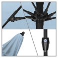 thumbnail image 4 of California Umbrella Parasol de Patio à Manivelle Inclinable Casa de 9 Pieds en Bleu Air, 4 of 7