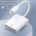 thumbnail image 3 of Apple Adaptateur Lightning vers Lecteur de Carte Sd Compatible avec Iphone Ipad, 3 of 3