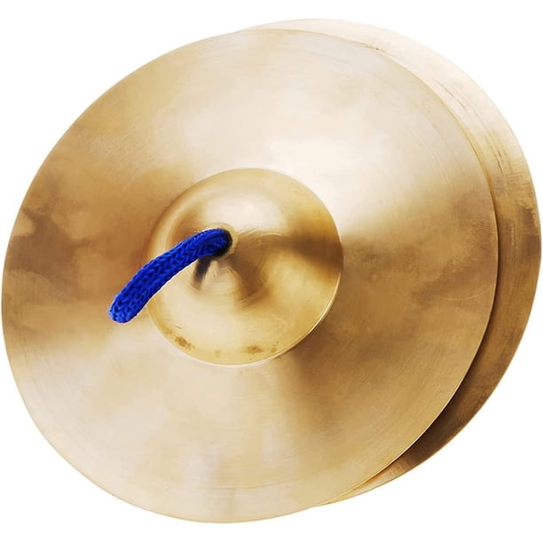 Platillos de mano de cobre para niños de 15 cm/5,9 pulgadas, banda de gong, ritmo, instrumento Musical de percusión