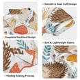 thumbnail image 3 of Dailycode Small Short Sleeve Button Down Shirts Cute Hedgehog Mushroom Leaf Casual Shirt 3-10 Years, 3 of 9
